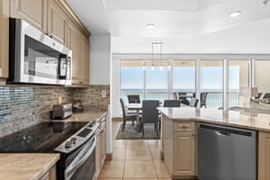 Breathtaking Views from the Kitchen and Dining Area