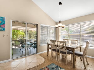 Dining Area with view of Pool