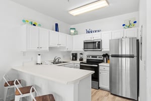 Kitchen with Bar Seating