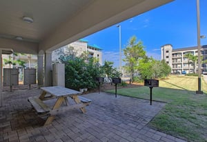 Community grilling area