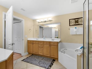 Primary Bathroom with Double Vanities