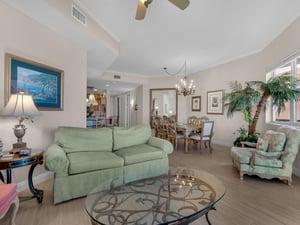 View into Dining Area and Kitchen from Living Room