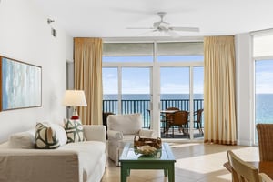 Living Room with a Gulf View