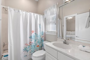 Guest bathroom on the 1st Floor