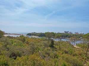 Lake and Gulf View from Balcony