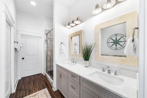 1st FL Primary Bathroom with Double Vanities