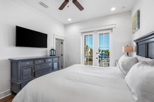 Guest Bedroom 2 on 2nd Floor with Front Balcony Access