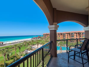 Expansive Balcony with Seating