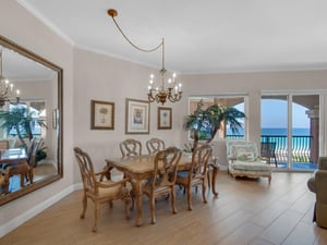 Dining Area with a View of the Gulf