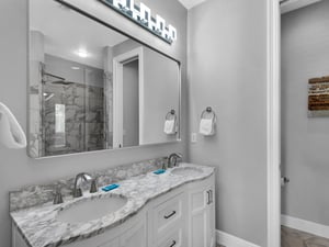 Primary Bathroom with Double Vanity