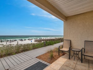 Covered Patio and Beach View