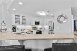 Kitchen with Bar Seating