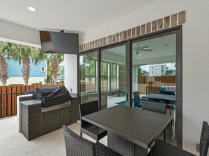 Patio and pool area