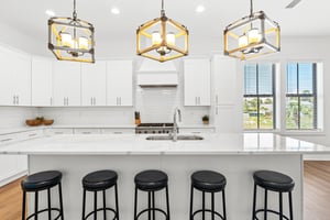 2nd floor Kitchen with Breakfast Bar Seating