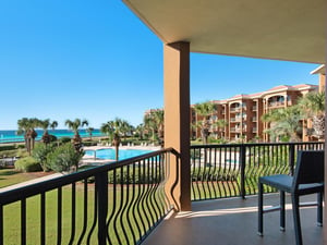 Large Balcony with Gulf Views