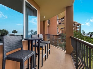 Spacious Balcony off Living Room