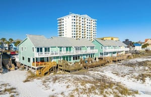 Beachfront townhome in a great location