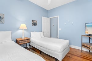 Guest bedroom 3 with two twin beds  2nd floor