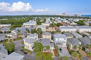 Aerial view of Knee Deep