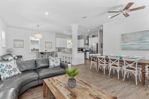 View of Kitchen from Living Area