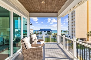 3rd Floor Covered Balcony Gulf Views