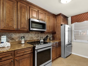 Kitchen with Stainless Steel Appliances