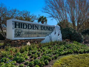 Hidden Dunes Sign