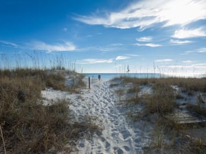 Just steps to the beach