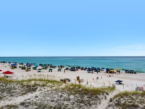 This amazing beach is just steps off your back porch