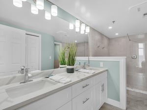 Primary  Bathroom with Double Vanity