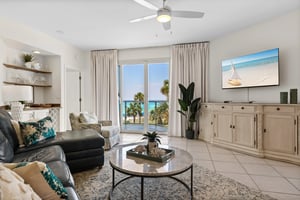 Living Area with Gulf Views