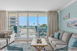 Living Room with Gulf Views