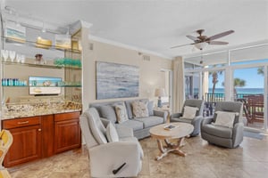 Living Room and Wet Bar