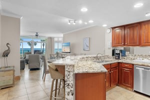 Kitchen into Living Area