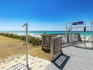 Complex Beach Access and Shower