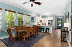 Dining Area into Kitchen