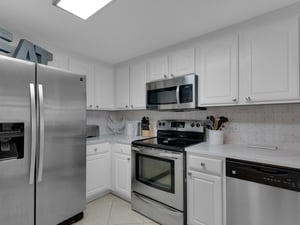 Kitchen with Stainless Steel Appliances