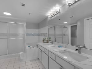 Primary Bathroom with Double Vanity