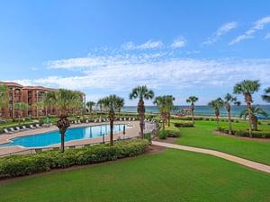 Great View of the Pool and Gulf from the Balcony