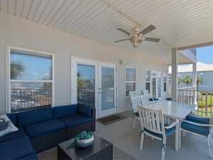 Balcony with Plenty of Furniture