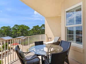 Balcony with Dining and Lounging Options