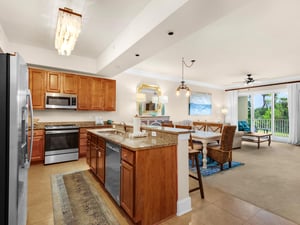 Dining area and kitchen