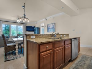 Kitchen and dining area