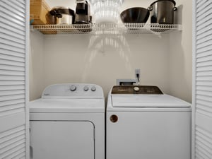 Full size washer  dryer in Unit