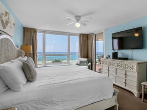 Primary Bedroom with Flat Screen TV