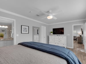 Primary Bedroom with Flat Screen TV