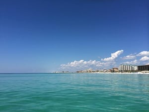 Crystal Beach from the water