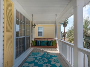 Primary Bedroom Balcony with Swing