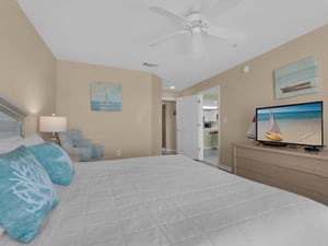 Primary Bedroom with Flat Screen TV