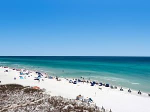 Beautiful Emerald Green Water and White Sandy Beaches